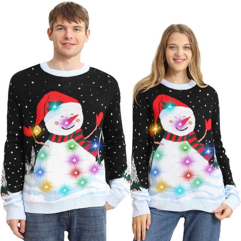 Kouric Ugly Christmas Sweater, Weihnachtspullover Damen Herren,...