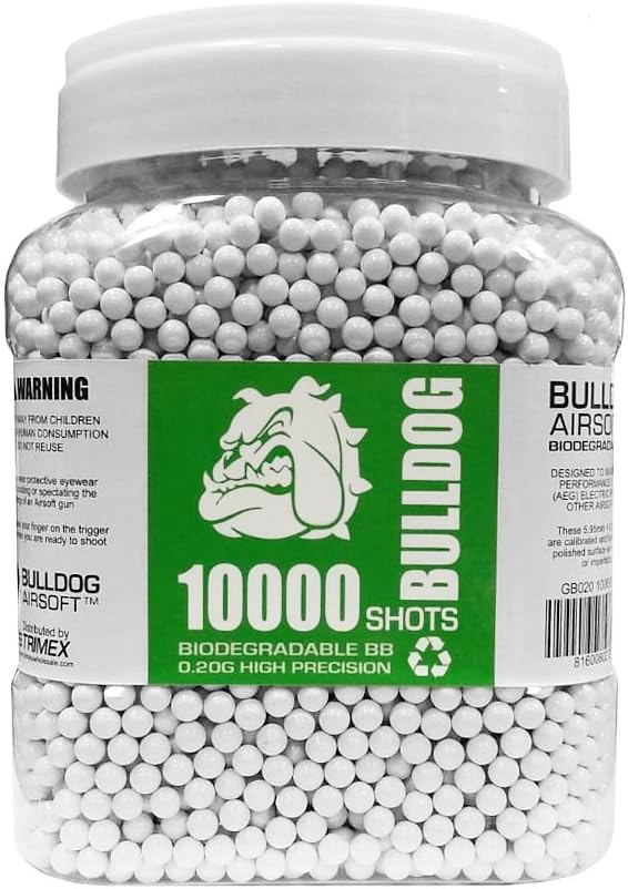 BULLDOG AIRSOFT 10,000 Airsoft Pellets [0.20g
