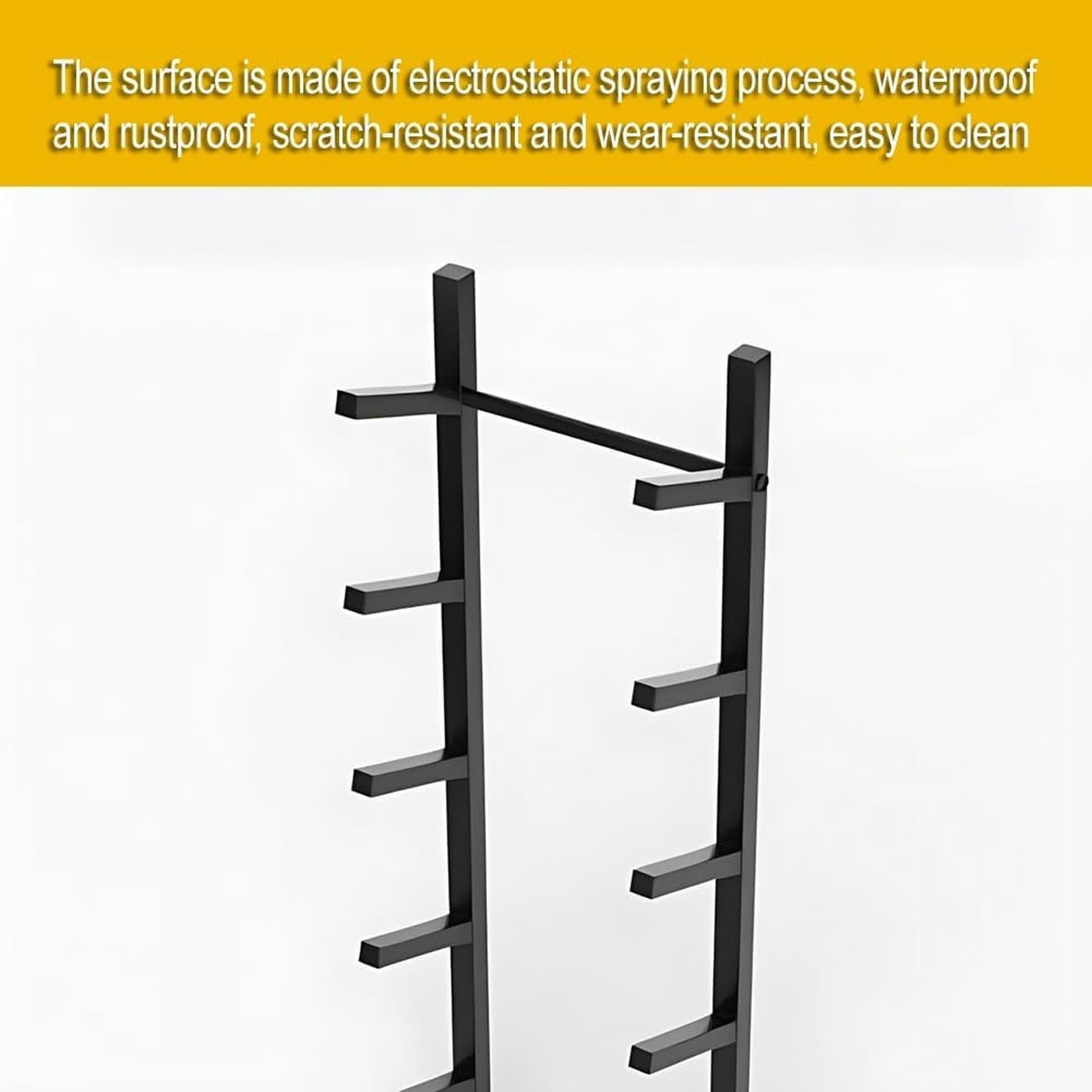 Générique Support de Rangement Robuste pour Snowboards | Organisateur métallique autoportant pour Skis, Skateboards et trottinettes | Solution d'exposition Durable pour la Maison et Le Garage