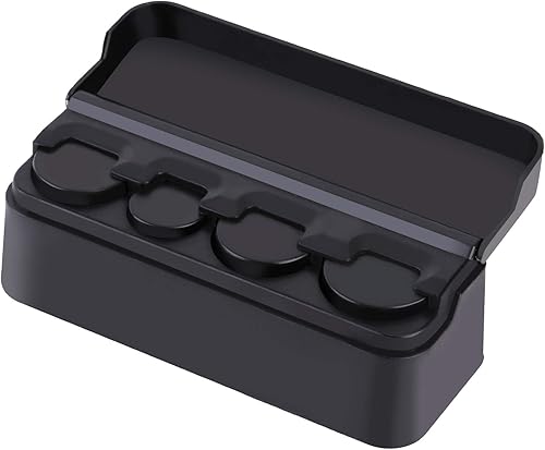 Miniatura 3 de Keenso Soporte para automóvil, caja de almacenamiento portátil, caja de almacenamiento negra para cambios, caja de almacenamiento para automóvil,