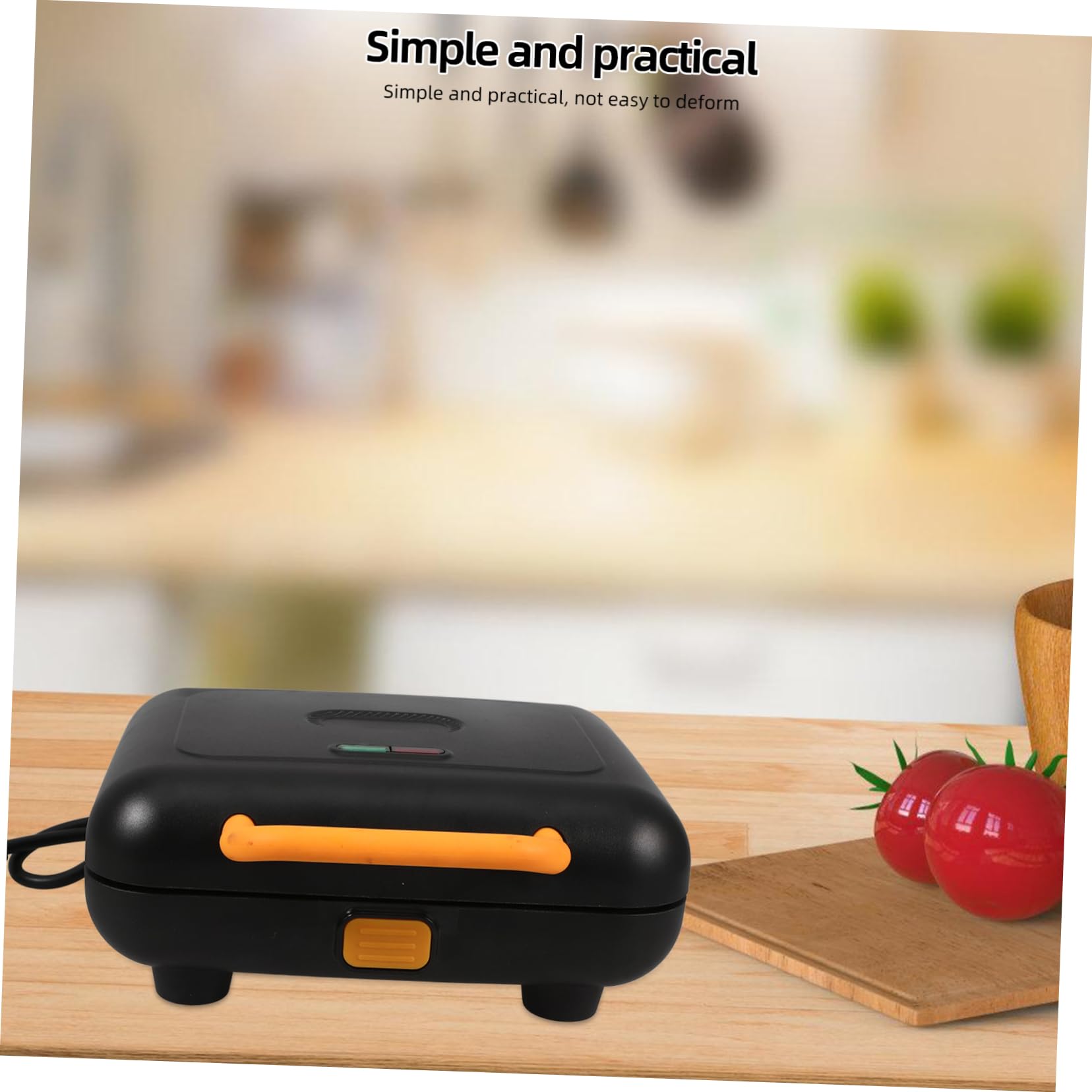 VINTORKY Electric Sandwich Maker Waffle Sandwich Maker Us Plug Non-slip Design Heat Resistance Creative Design