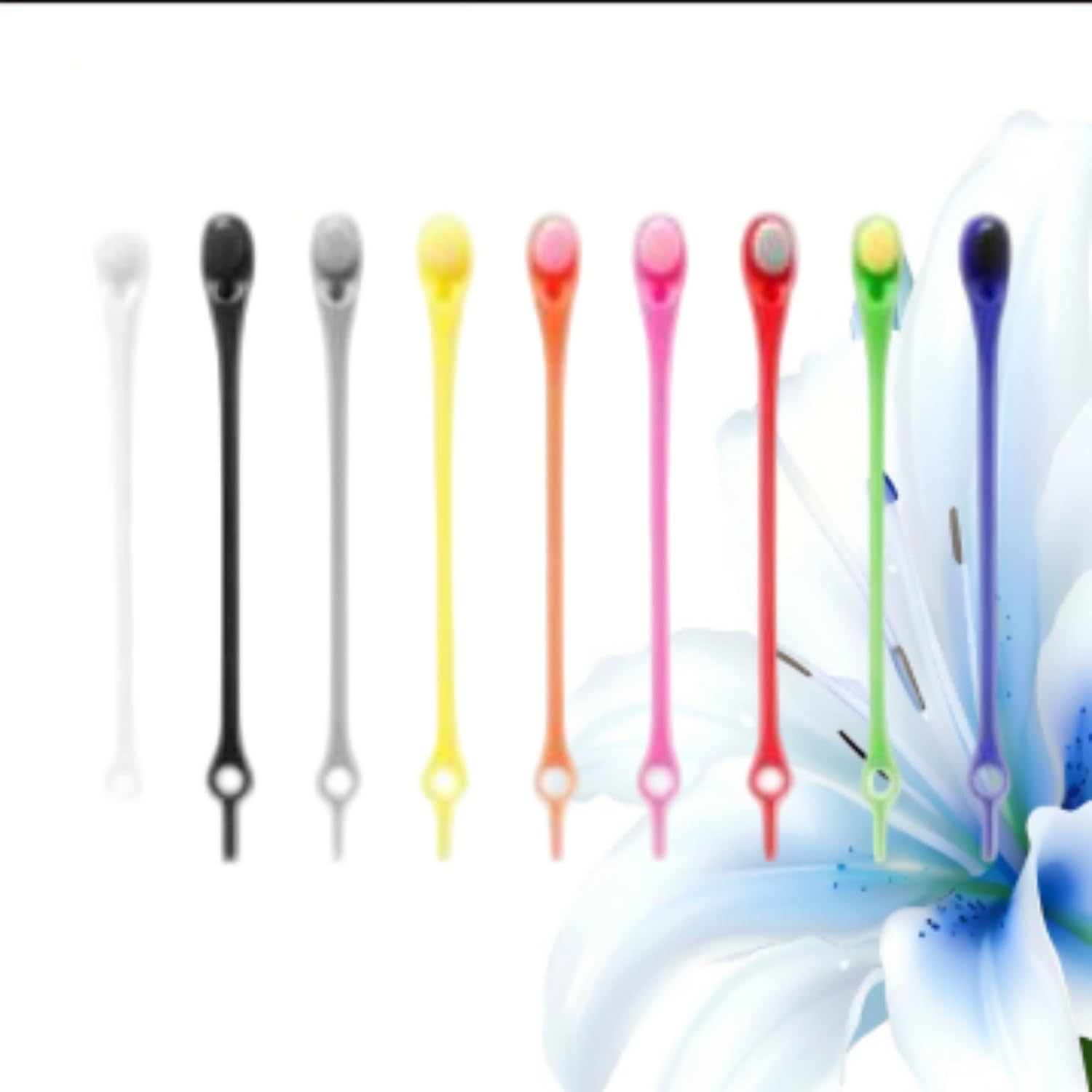 Kitchen Cooking Set 小白鞋免系鞋带懒人鞋带扣男女免绑硅胶弹力松紧彩色免洗运动