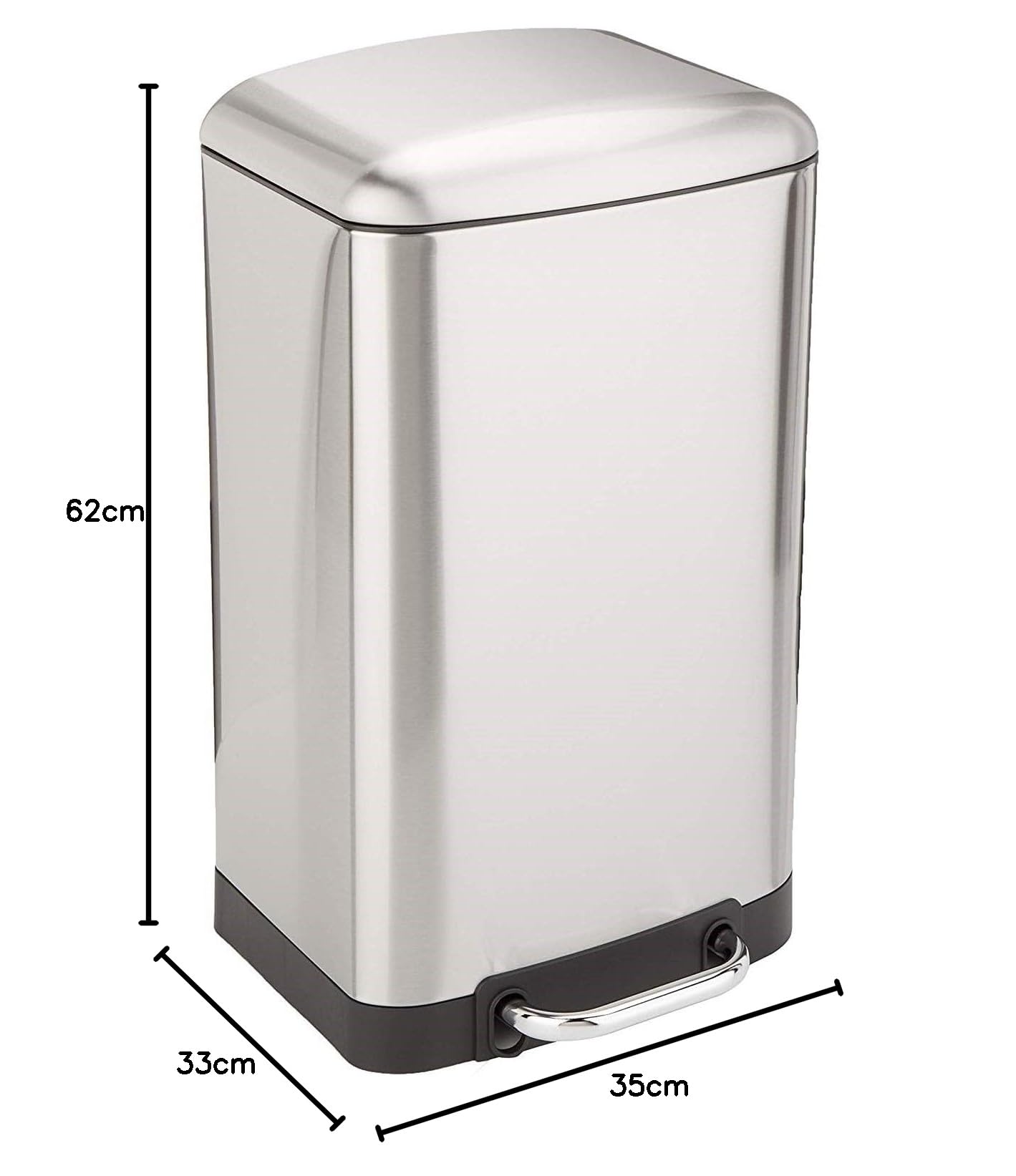 KITCHEN MOVE Cubo de cocina de pedal 30L GREENWICH