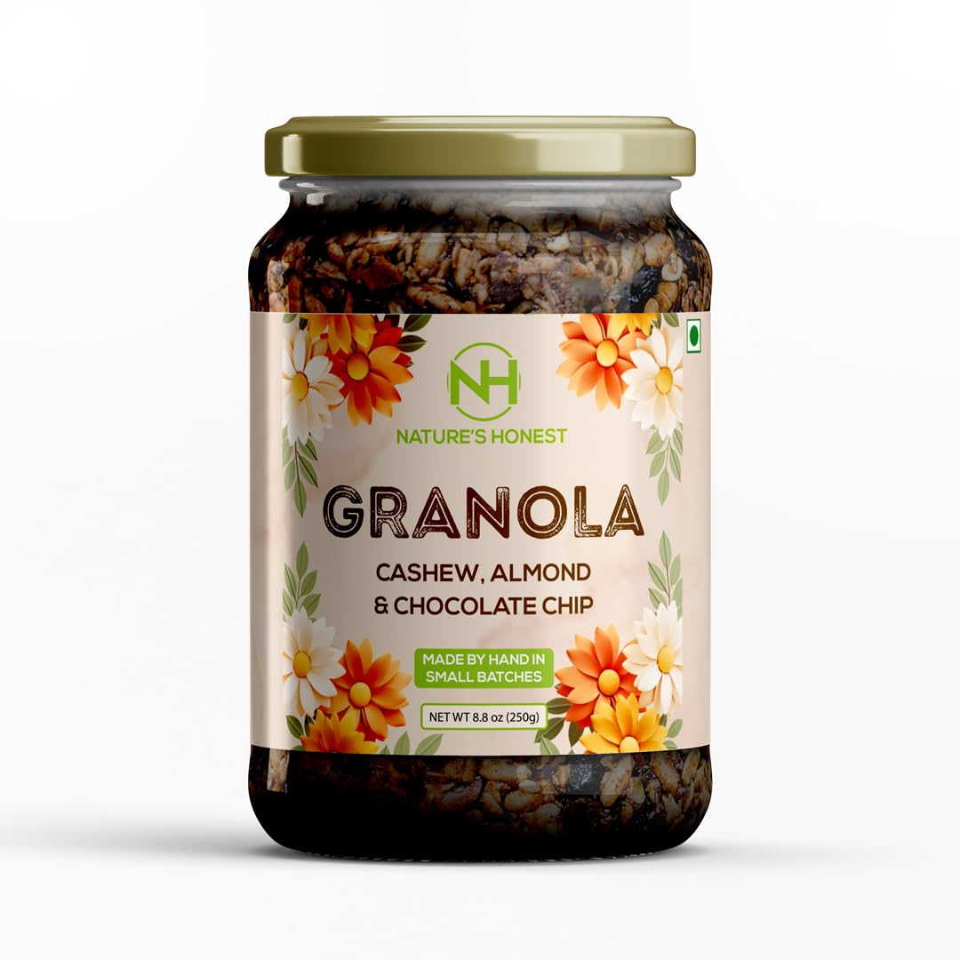 NATURE’S HONEST Granola with Almond, Pumpkin Seeds, Cranberry – Ready to Eat Granola Mix High in Fibre, Sugar Free Granola, Healthy Granola for Breakfast Snacks (Cashew, Almond, Chocolate Chip) (B0D7MRVV7W) Amazon Price History, Amazon Price Tracker