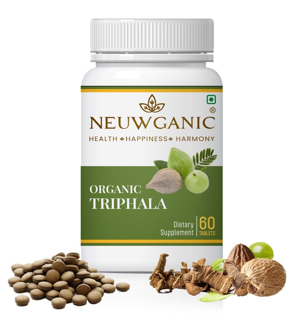 Neuwganic - Organic Triphala Tablets - 600 mg 60 Tablets - Improves Digestion - Improves Bowel Wellness - Supports Detoxification - Maintains Healthy Gut (B0CZ8WKK49) Amazon Price History, Amazon Price Tracker