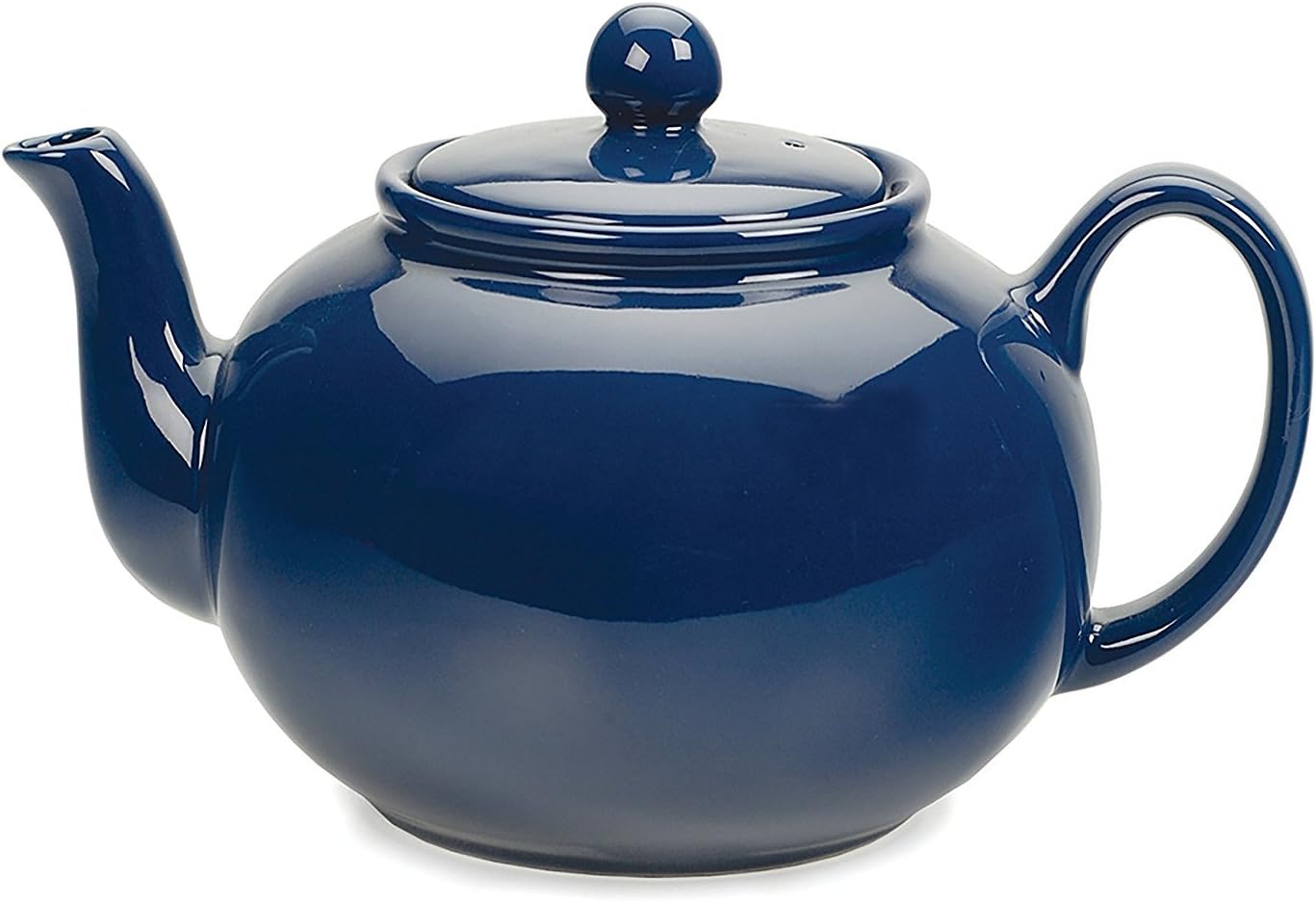RSVP International Large Stoneware 6-Cup Teapot, Blue