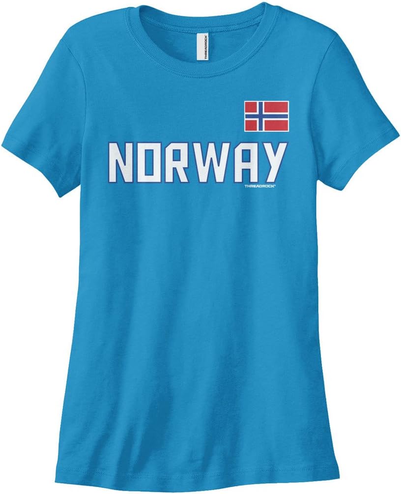 Threadrock Women's Norway National Pride T-Shirt