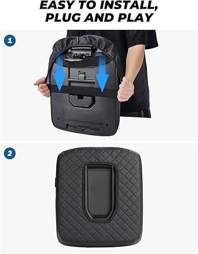 Miniatura 3 de ISSYAUTO Funda de consola central compatible con Silverado Sierra Jump Seat 2019-2024 Funda de cuero para reposabrazos