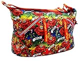 Größe: 33 x 15 x 26 cm Ed Hardy 1ANY033EME-Orange Handtasche, Damentasche, Henkeltasche, Handbag - Mehrfarbig 26 cm