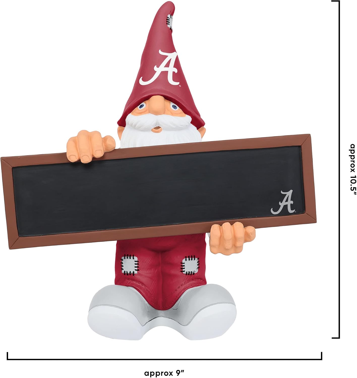 FOCO Alabama Crimson Tide NCAA Chalkboard Sign Gnome