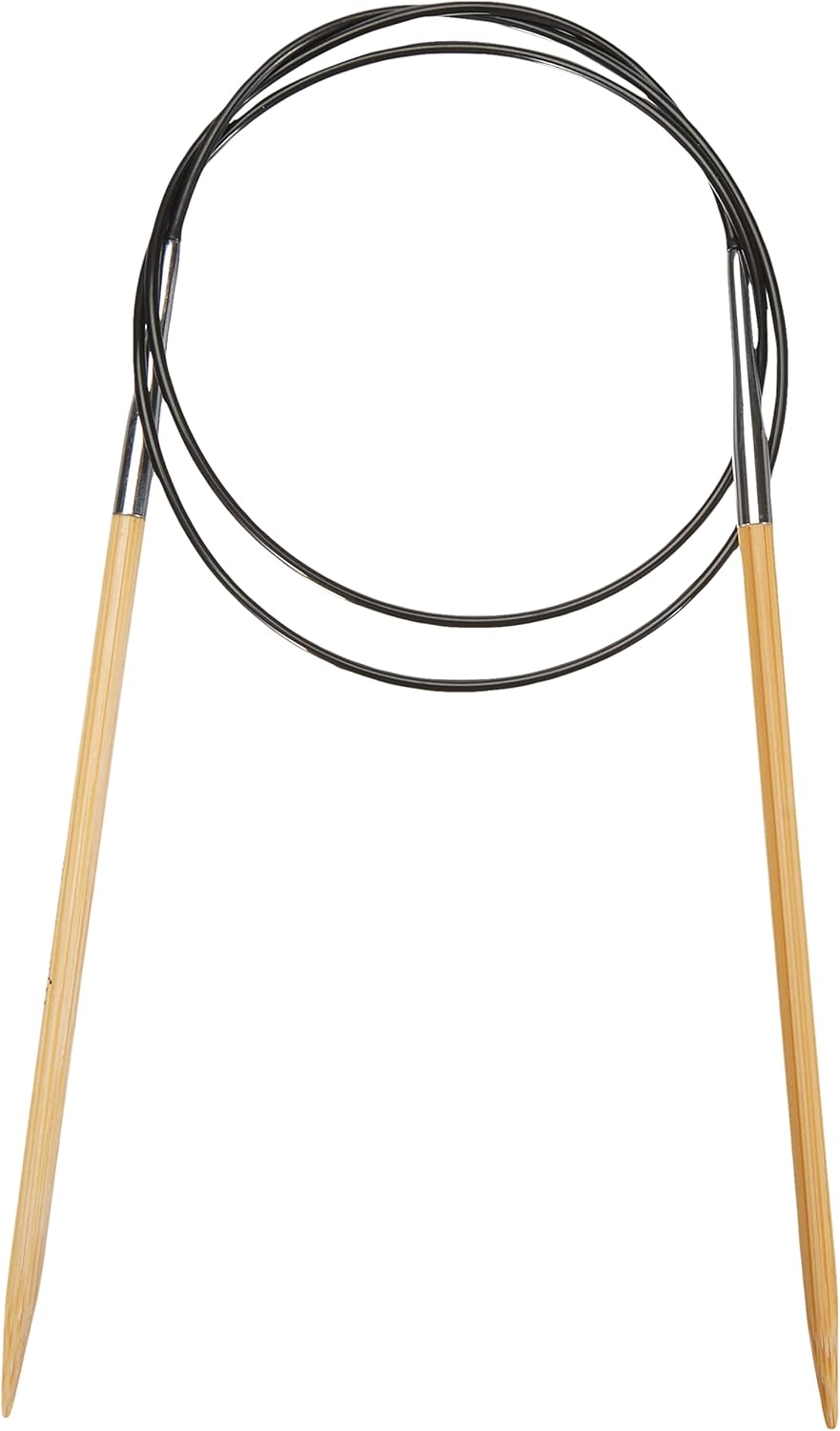 Prym 80 cm x 4 mm Circular Knitting Pins, Bamboo