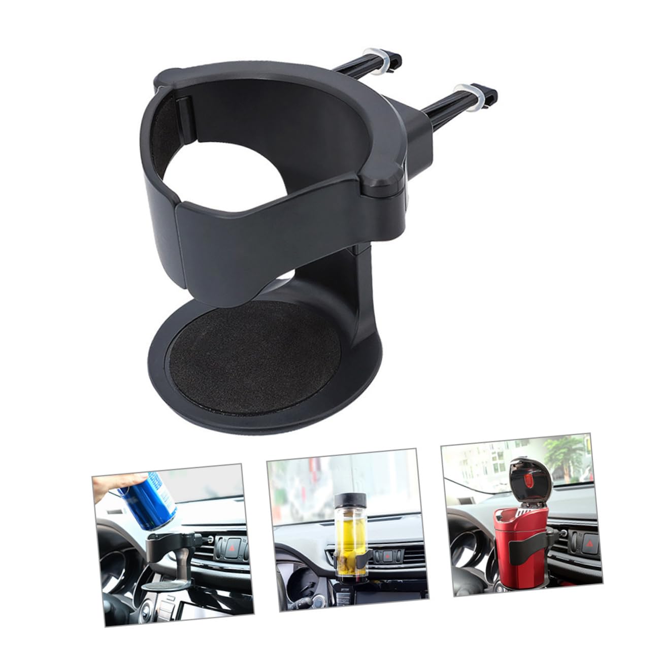 Porte-gobelet Voiture Norauto 2 Porte-Gobelets Voiture Szaboviktoria - Réglables - Fixation Ventilation - Pour Canettes Et Bouteilles Jusqu'à 9,5cm Support Boisson Voiture
