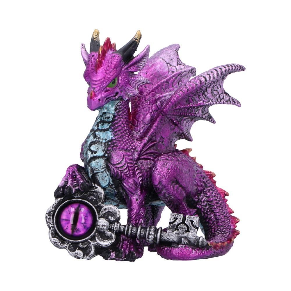 Idée cadeau originale : figurine dragon violet Nemesis Now, décoration de table fantastique