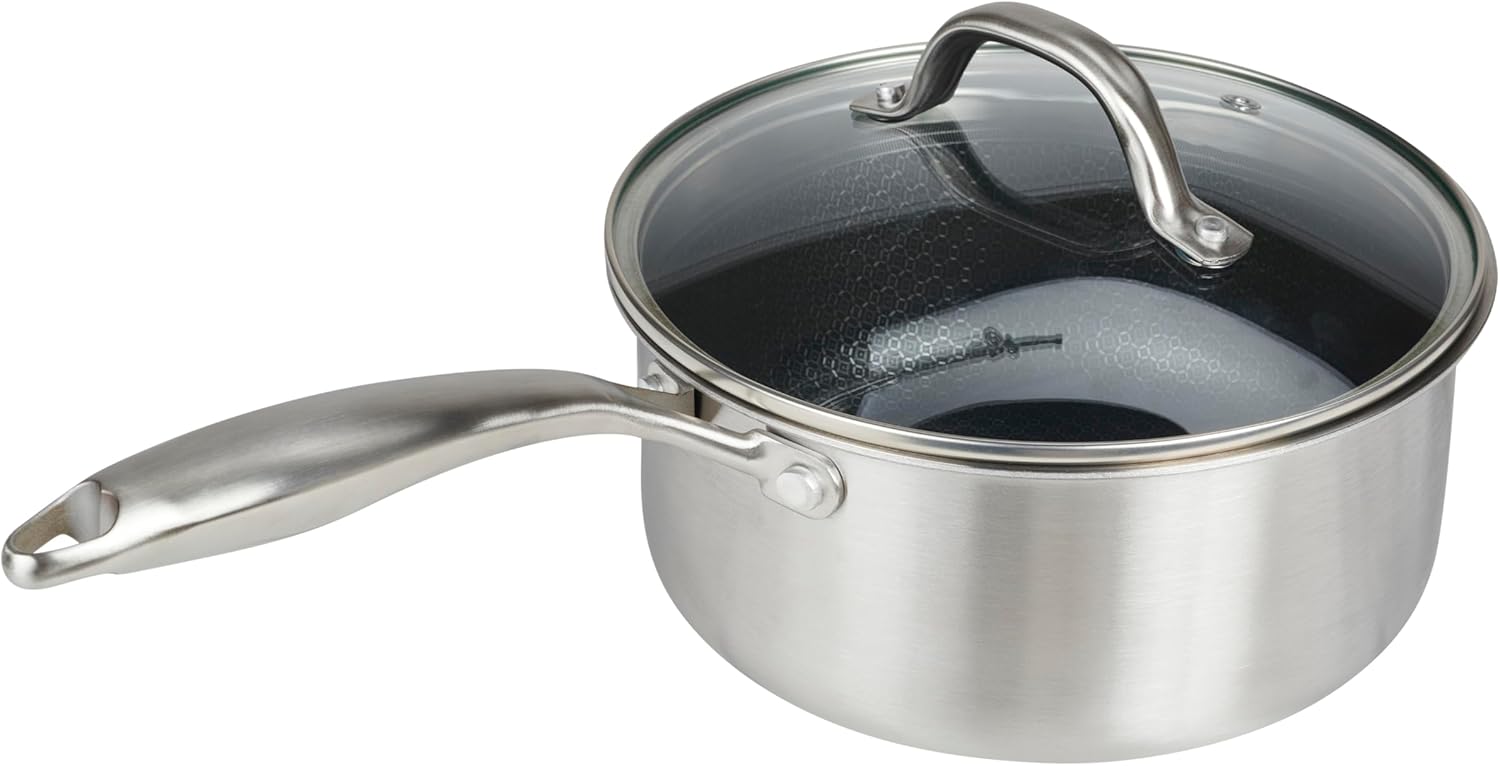 Servappetit 3qt Sauce w/Lid Hex Lining