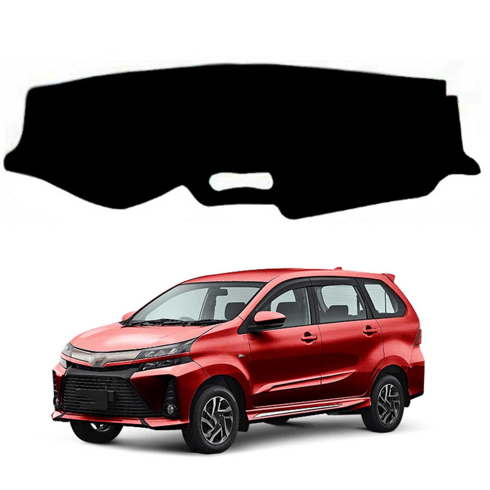Pokrowiec na deskę rozdzielczą samochodu Toyota Avanza 2019 RHD mata antypoślizgowa osłona przeciwsłoneczna dywanik konsola środkowa czarne akcesoria