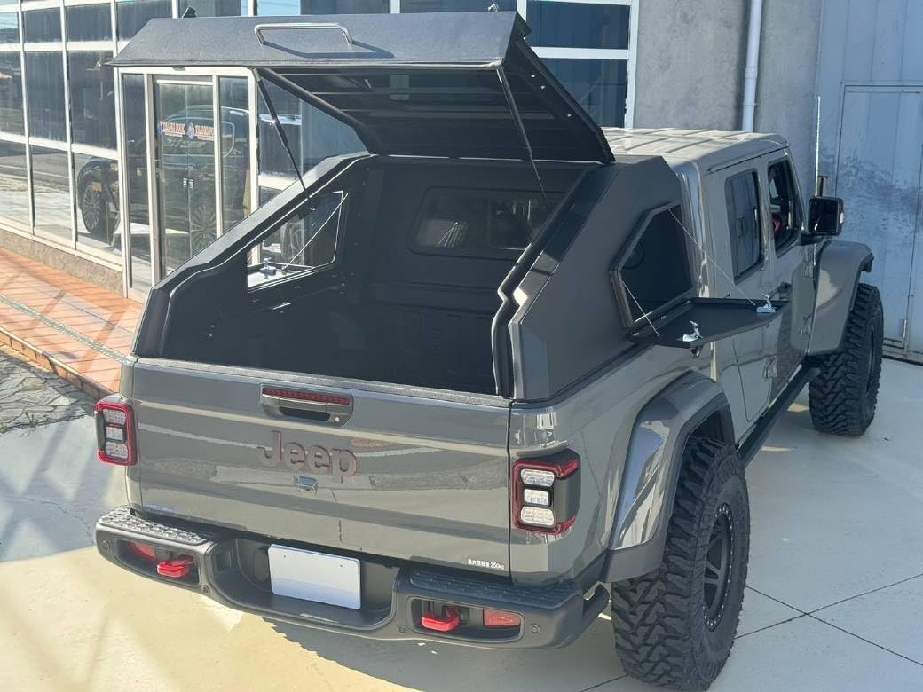 ジーアイ・ギア]スチールキャノピー 軍隊仕様/ミリタリースタイル Jeep Gladiator ジープ グラディエ 【しきい値】