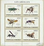 Ausgabeanlass: 2009 Bienen Prophila Collection Komoren 2100-2105 Kleinbogen (kompl. Ausg.) postfrisch ** MNH 2009 Bienen (Briefmarken für Sammler) Wirbellose Tiere Sonstige (Insekten, Schnecken, Bienen …)