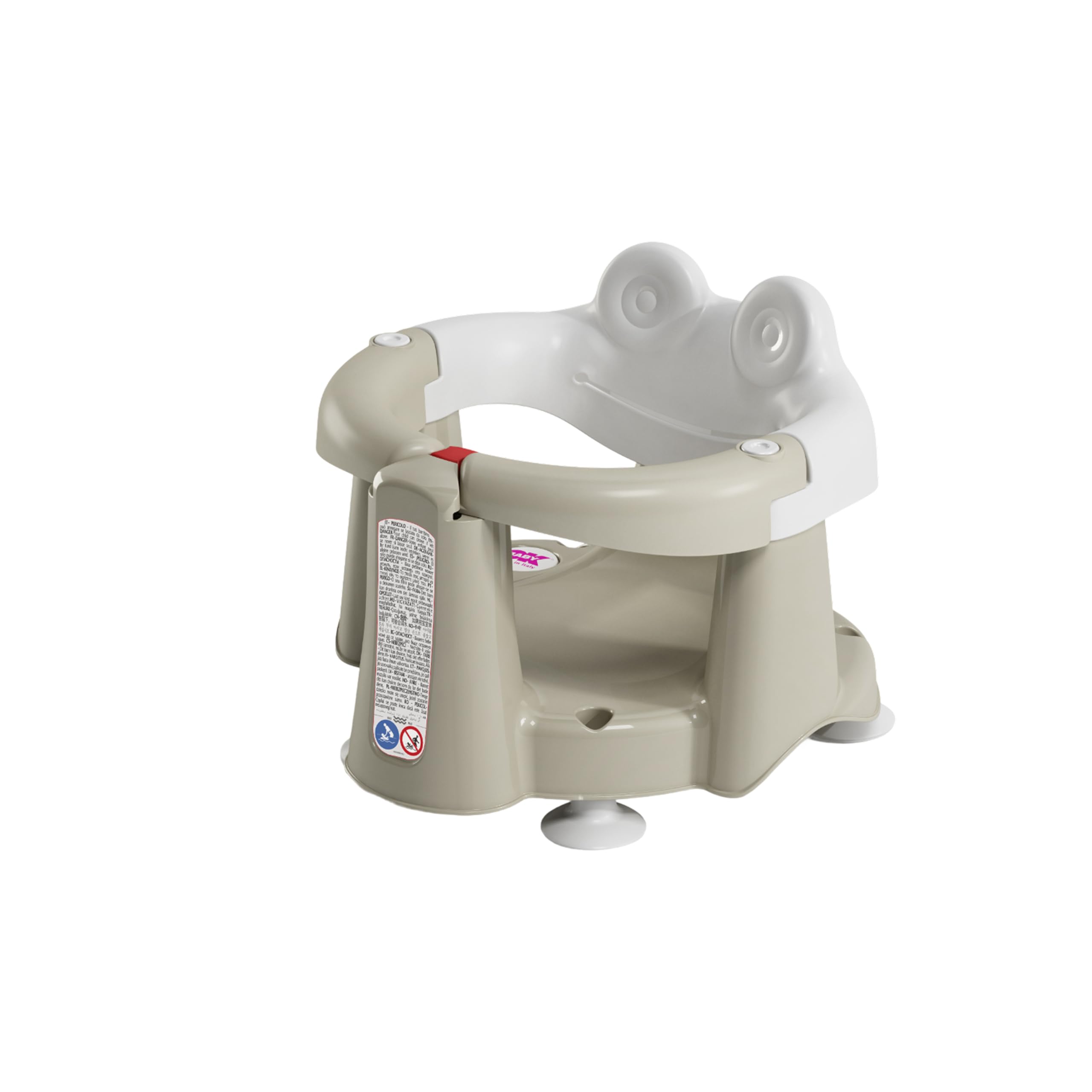 OKBABY - Crab - Opening Bath seat for Baby Bathing 6-15 Months (13 kg) - Grey
