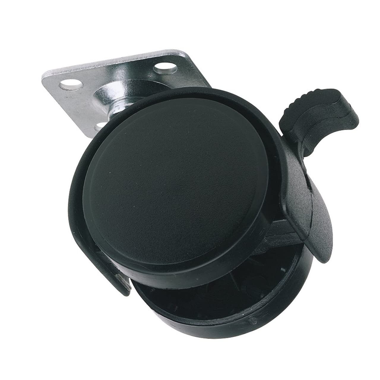 Draper Twin Nylon Wheeled Castor and Brake 40mm