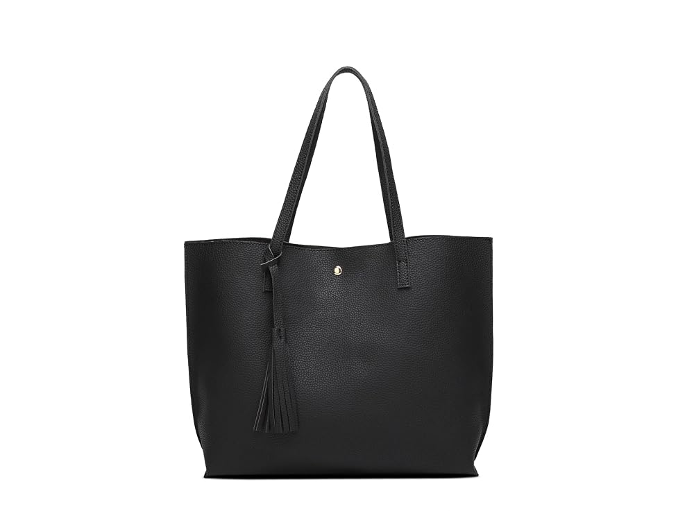 Dreubea Women's Soft Faux Leather Tote Shoulder Bag from, Big Capacity