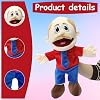40cm Jeffy Hand Puppet, Jeffy Puppet Plush Toy Doll, Classmates JR Hand Puppet Toys to Role Play Cute Cartoon Puppets, Funny Puppet's Toy for Interactive Performance Storytelling(Dad)