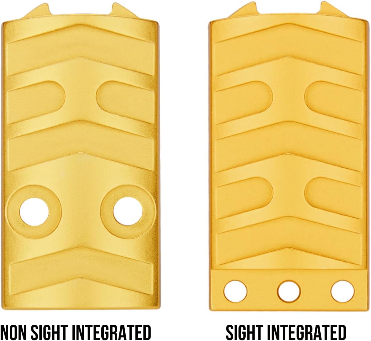 NDZ Performance Optic Sight Plate Cover for Sig P320 M18 Carry Compact P320X X5 Legion Sight Integrated and Non Integrated Slides Textured Anodized Aluminum Aspis Cut - Choose Slide Type & Color