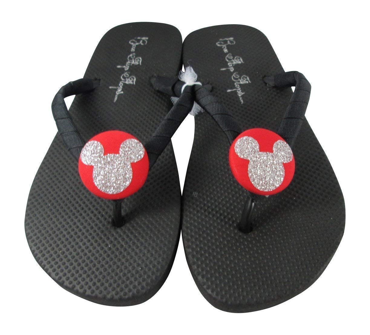 Bling Mouse Disney Flip Flops Sandals for Girls and Ladies