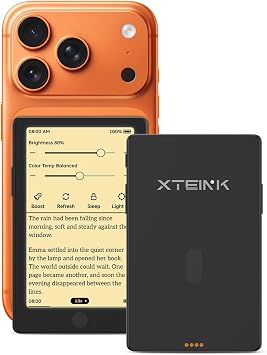 XTEINK X4 Pro 4.3" ebook Reader with Front Light & Touchscreen, Space Black