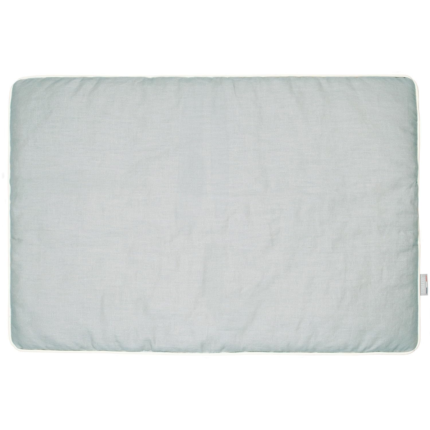 Oreiller plat en lin lavé Sevira Kids 60 x 40 cm douceur fabrication France
