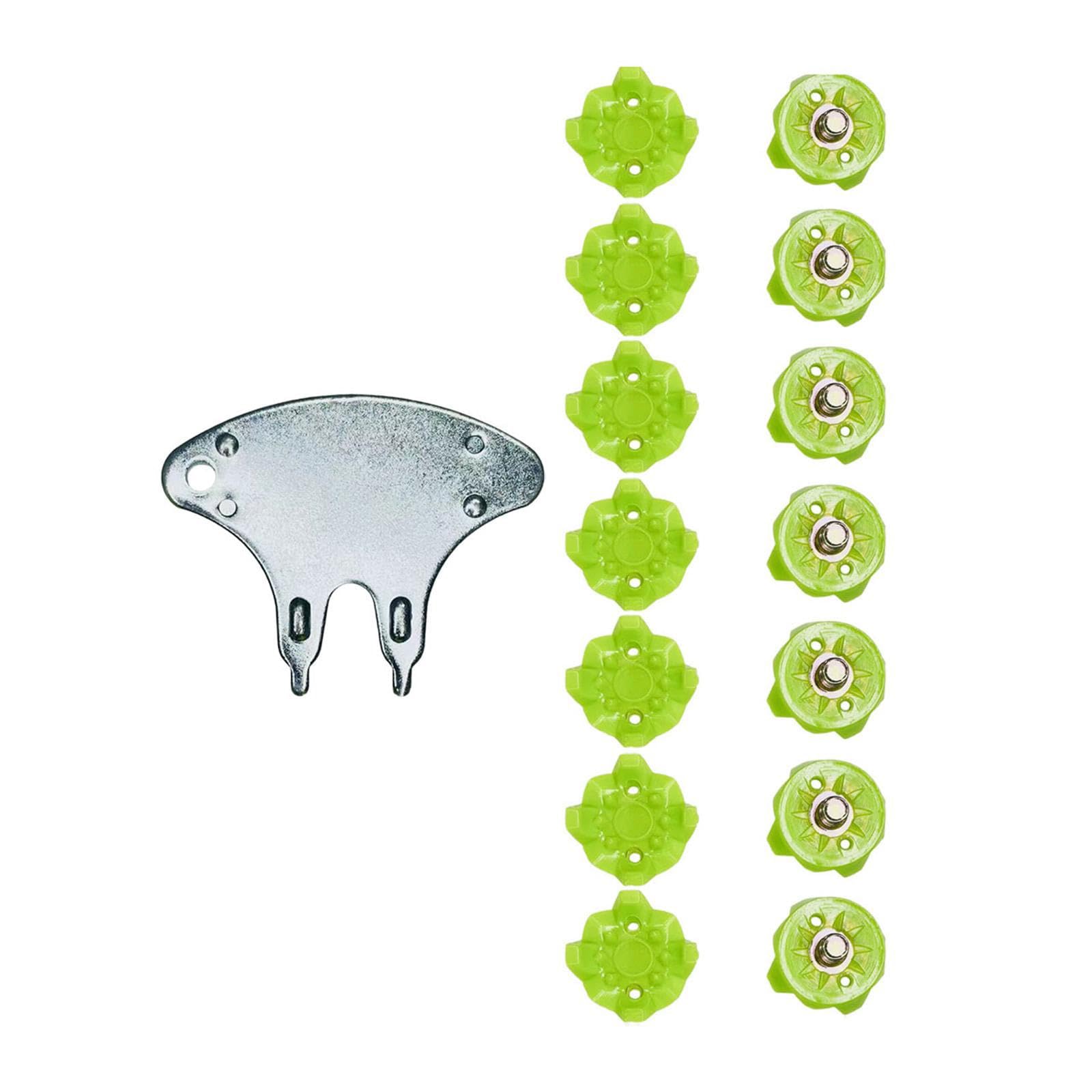 Tsophreniq Golfs Cleats with Rapid Twist Cleats Portables Wrenches Screws Accessories Nonslip Spikes
