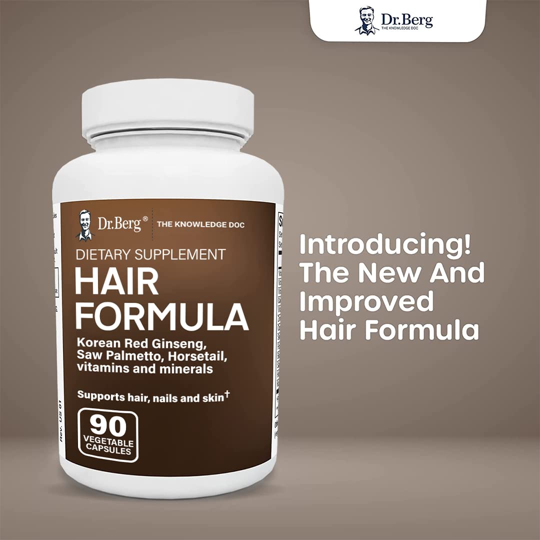 Buy Dr. Berg’s All in One Hair Growth Vitamins for Men & Women