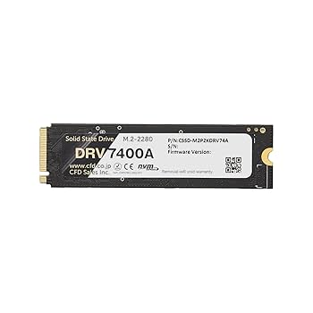 内蔵型SSD CFD M.2 NVMe SSD 2TB PCIe Gen4 Amazon | CFD SSD NVMe DRV7400 シリーズ 2TB 3D NAND TLC採用
