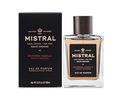 Mistral Colonia para hombre vainilla bourbon fabricada en Francia 34 onzas