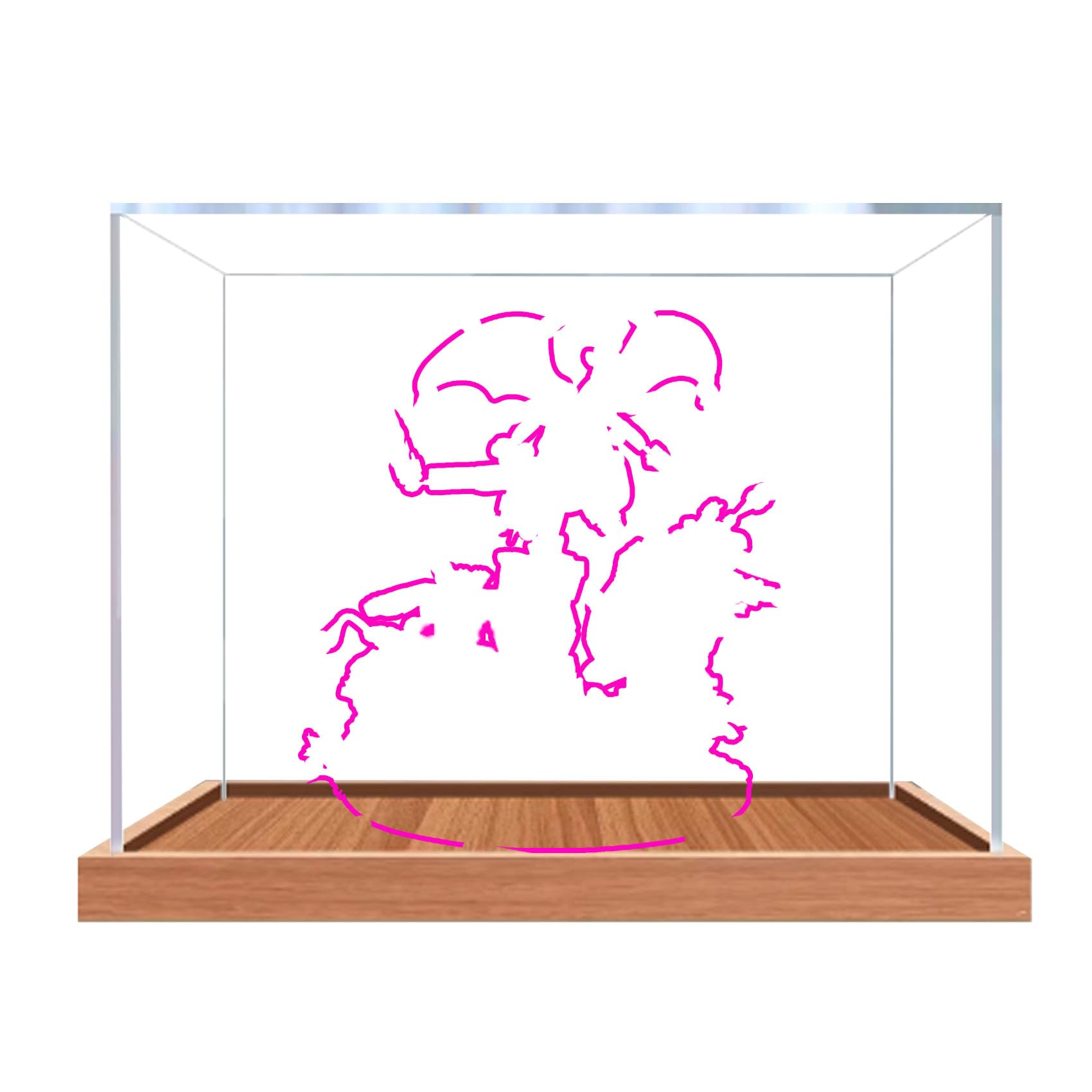 Acrylic Display Case for Le-go 72153 Model, Dustproof Display Box (display box only) (StyleB 3mm)