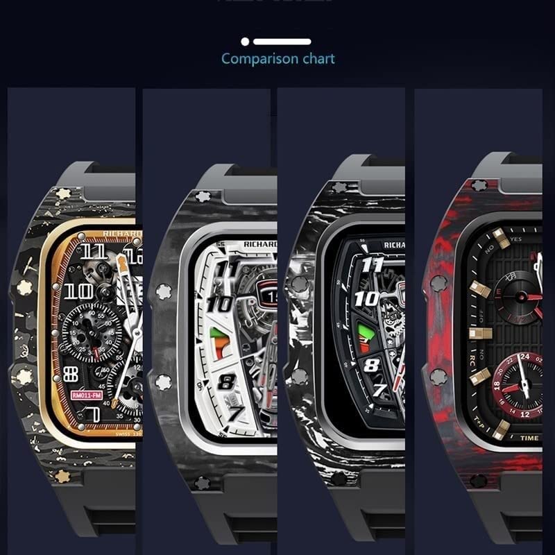 Coque carbone pour Apple Watch 45 mm protégeant votre montre avec élégance - 3