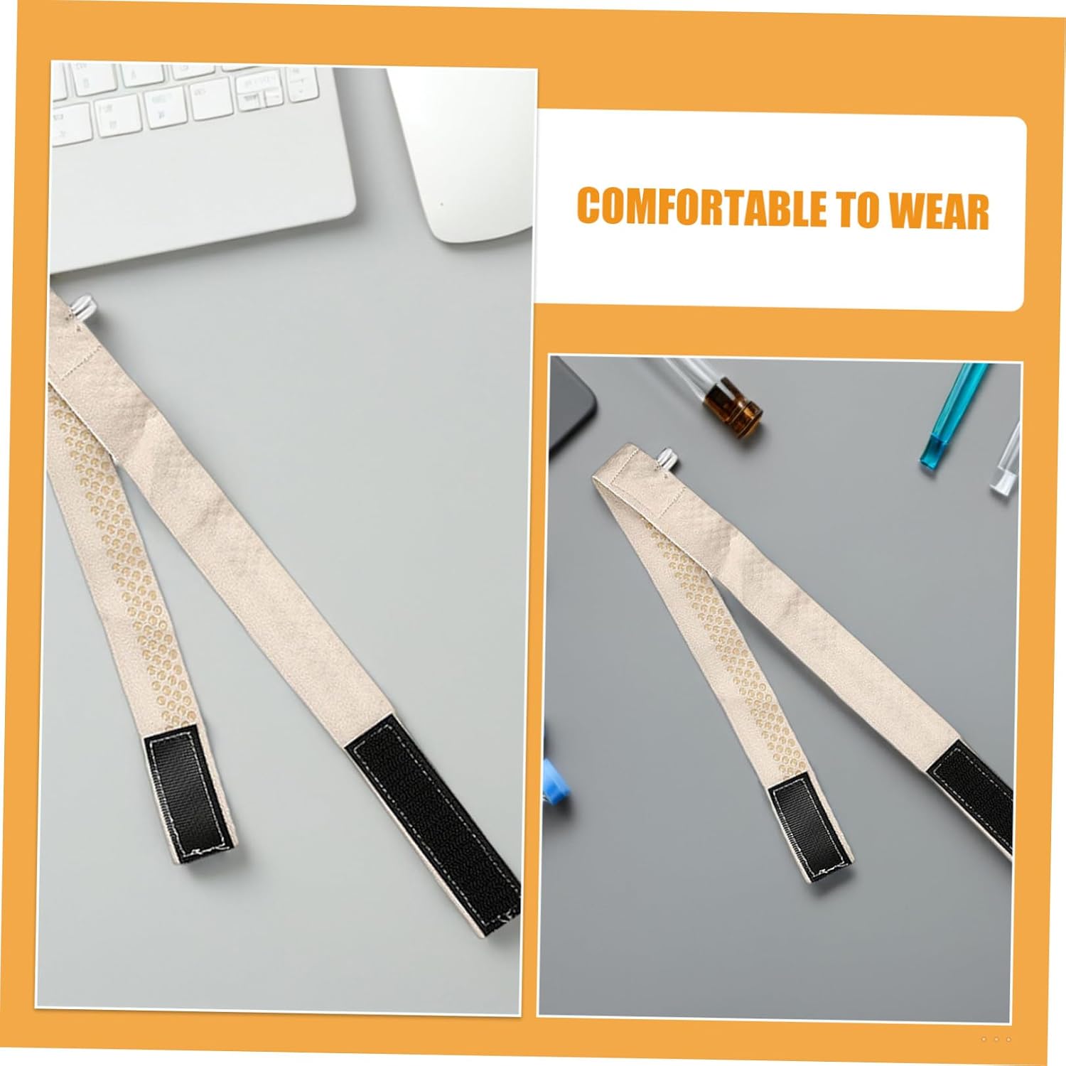 Post-Rhinoplasty Nose Protector Strap for Glasses Wearers, Non-Slip Elastic Eyeglass Support Band, Skin Color Nose Guard for Septoplasty and Eye Glasses Pressure Relief