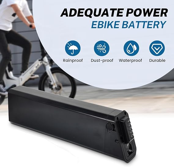 48V 10.5Ah Ebike Battery Replacement for Jetson Haze HA318 PJHAZE-BTK Foldable Electric Bike, 30A BMS 5-Pin Lithium Ion Battery with Lock & Keys Fits Up to 750W Motor
