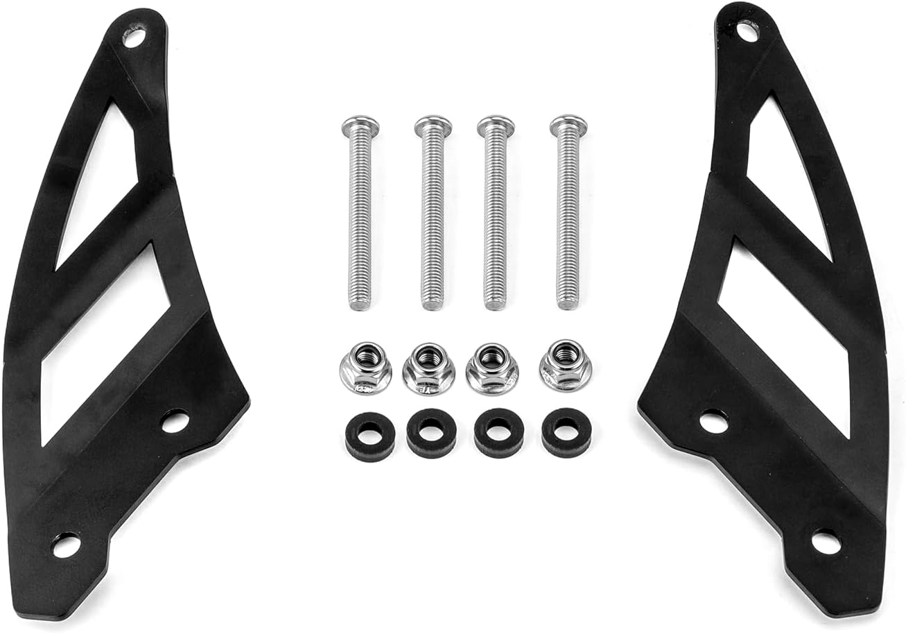 WeiSen 50" Roof LED Curved Light Bar Mount Bracket Plate Compatible with Can Am Maverick R All Models 2024-2026