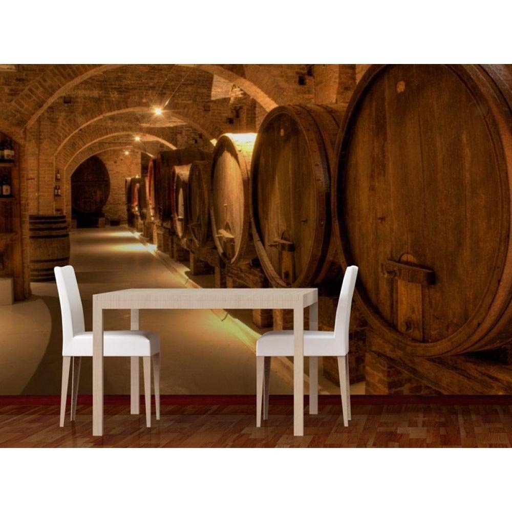 Papier peint cave à vin grand format décoration murale premium