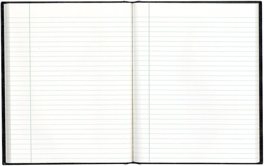 Blueline Executive Journal, Black, 9.25" x 7.25", 150 Pages (A7.BLK) : Hardcover Executive Notebooks : Office Products