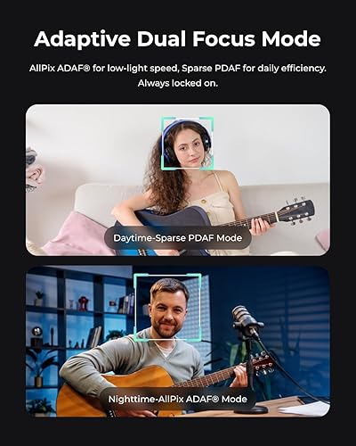 Miniatura 8 de OBSBOT Tiny 3 Cámara web PTZ de audio espacial 4K con tecnología AI, seguimiento de AI Tri-Mic 2.0 Control de voz Control de gestos Sensor de 1/1.28