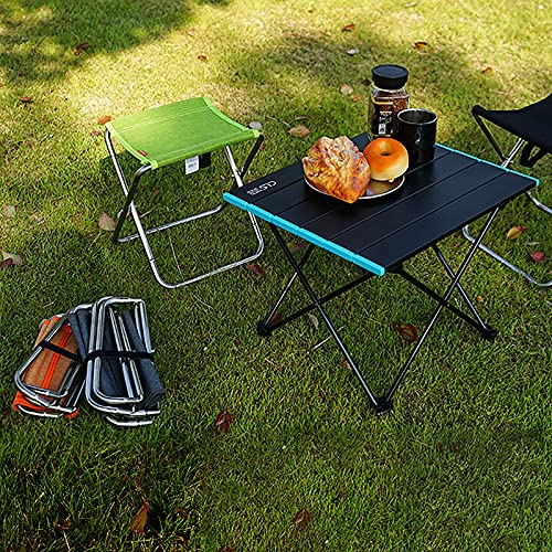 Chaise de pêche pliable et portable orange pour barbecue - 3