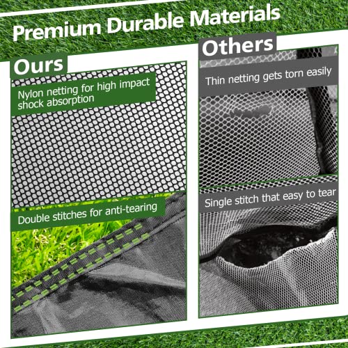 Bltend Golf Net, 10X7Ft 7-In-1 Golf Practice Net With Tri-Turf Xl Golf Mat, Target Cloth, 6 Golf Balls, 7 Golf Tees, Carry Bag, Golf Hitting Training Aids For Driving Chipping Backyard Indoor Outdoor #TOP1