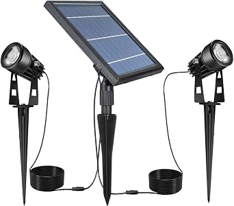 ضوء الشمس الأبيض الدافئ بالطاقة الشمسية ضوء LED ضوء الشمس لحديقة في الهواء الطلق يارد المناظر الطبيعية شجرة الكشاف