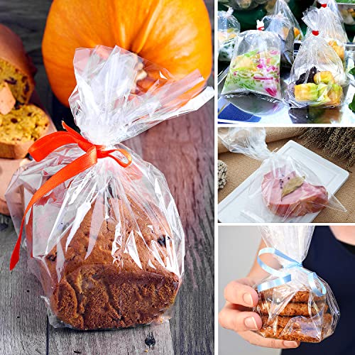 Geschenkfolie Transparent, 40CM x 30M Folie Geschenkpapier Transparent, Zellophanfolie, Klarsichtfolie Geschenkfolie Geeignet zum Verpacken von Geschenkkörben Süßigkeiten Snacks Geschenken Blumen