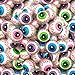 Eyeballs Gummy Candy - 19 Ounce Jar (30 Count) - Strawberry Jam Filled Center - Individually Wrapped Candy - Fun Party Favors - Spooky Gummies by Funtasty