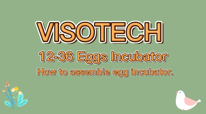 Visotech Watch How to assemble Visotech egg incubator on Amazon Live