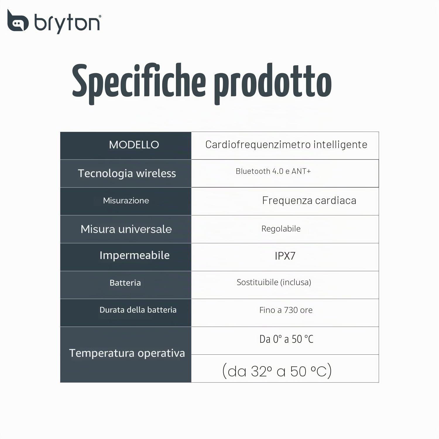Sensore di frequenza cardiaca Bryton