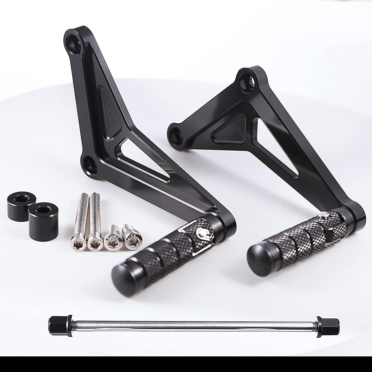 Rear Passenger Footrest Foot Pegs Bracket For Honda 2018-2023 Monkey 125 (Black)