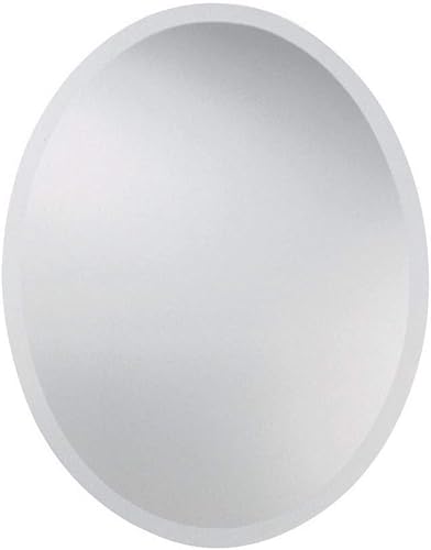 Uttermost 19580 - Espejo ovalado sin marco 22 280in color plateado